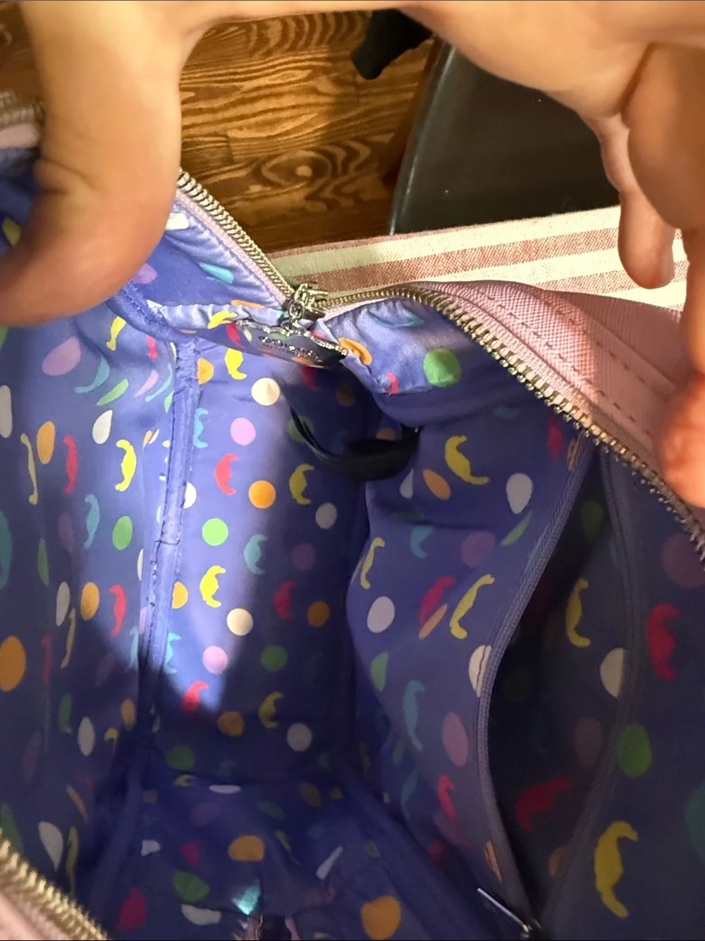 Loungefly Stitch Kids Backpack in Pink, Mint, Purple with Rainbow Bow